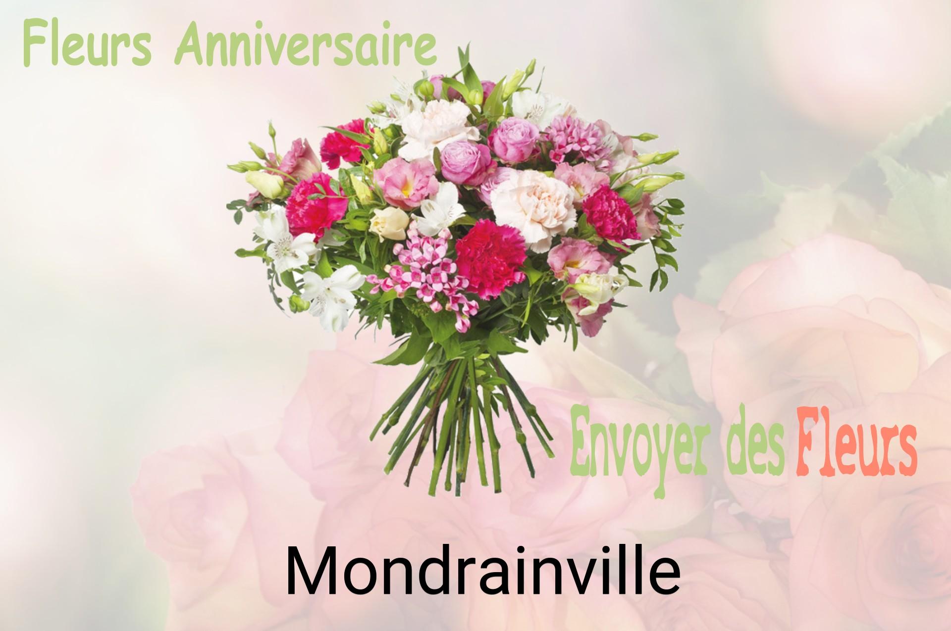 Bouquet de fleurs d’anniversaire livré à Mondrainville