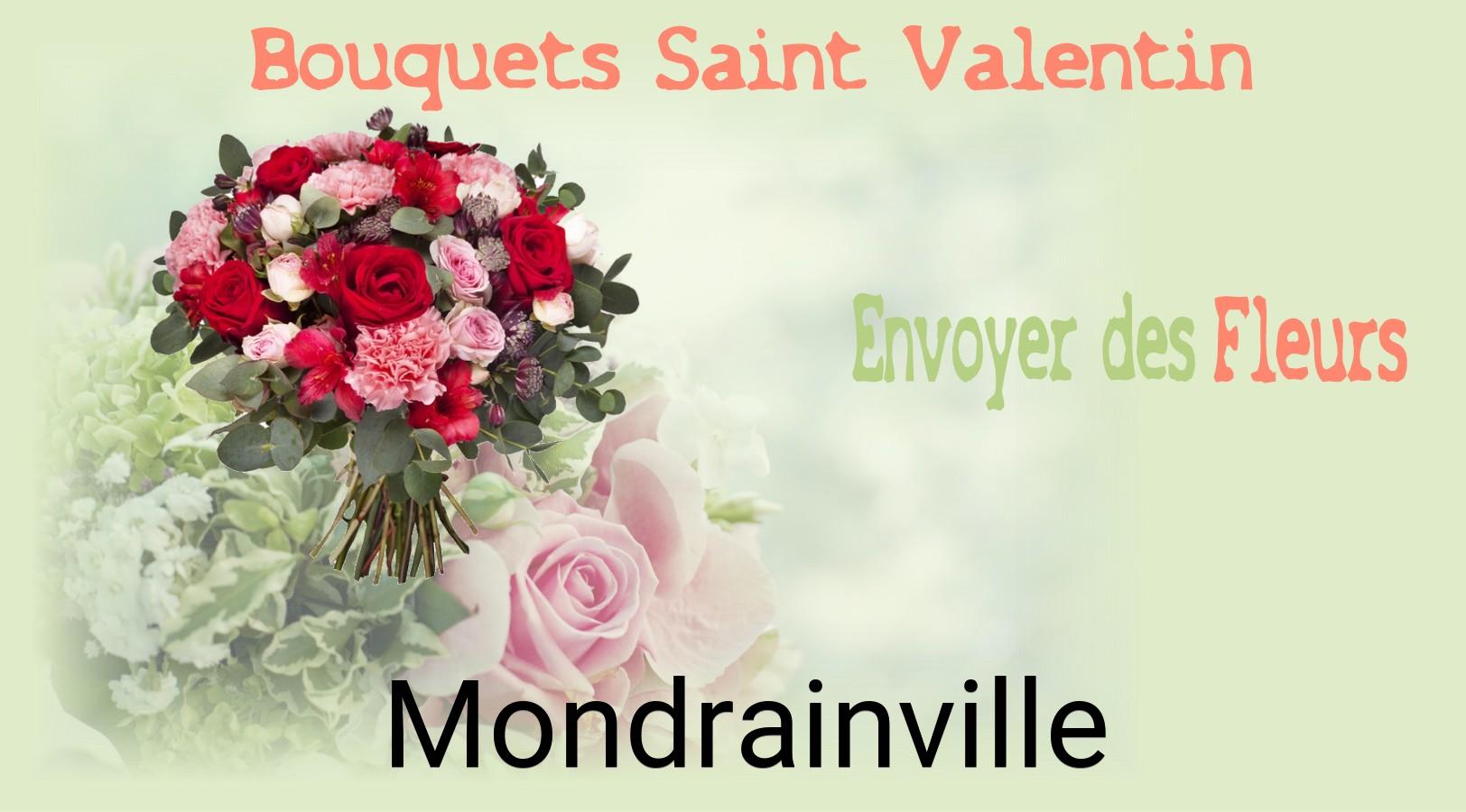 Roses de Saint-Valentin livrées à Mondrainville